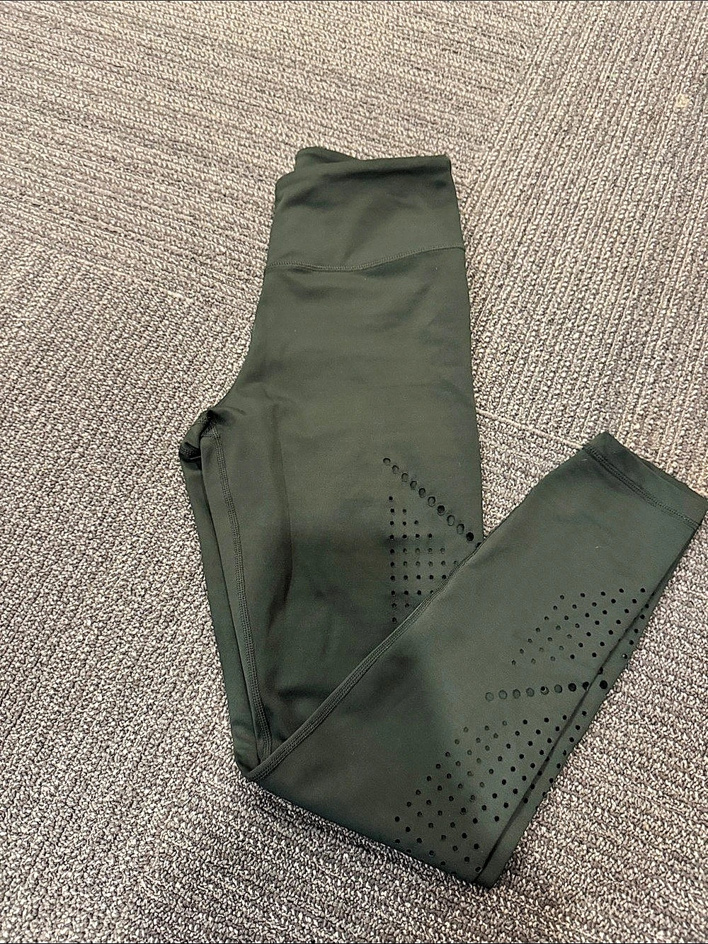 senita athletics Alpine Laser Cut Leggings Green XS